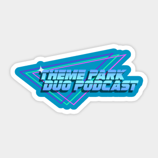 Retro Theme Park Duo Sticker